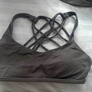 Lululemon Athletica Black Crisscross Sports Bra